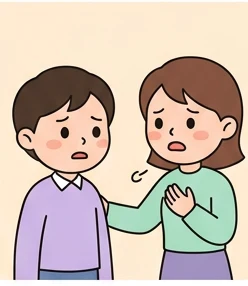 진심으로 조언하는 두 학생